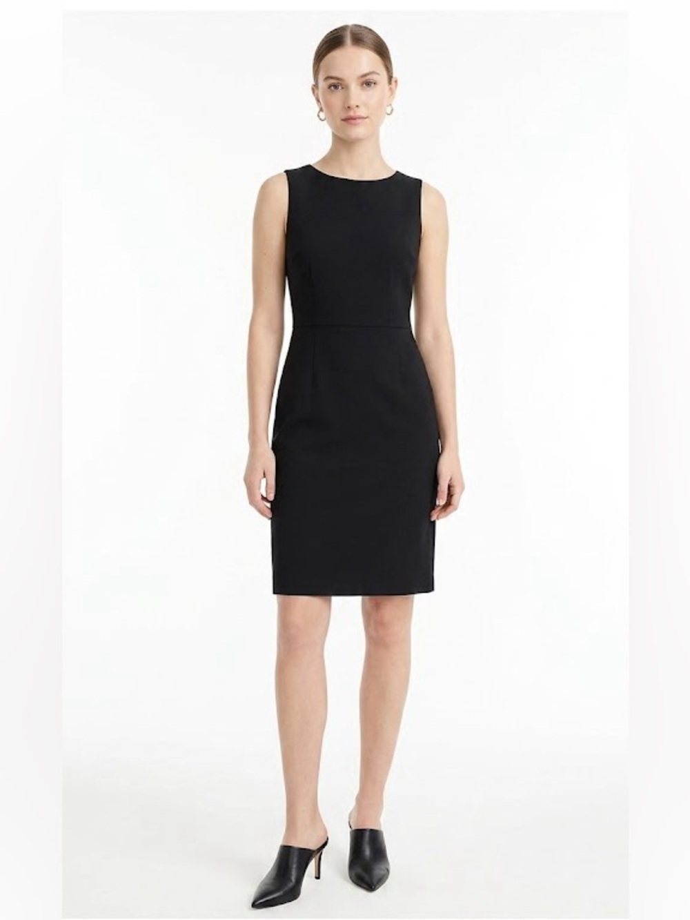 J.Crew NWT Little Black Sheath Dress LBD Suiting Dress Size 4